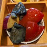 くちかほう - ナスとピーマンの揚げ浸し