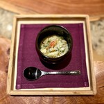 IL TEATRINO DA SALONE - 御飯物）　ホシユタカ　楚蟹　檸檬のリゾットです。