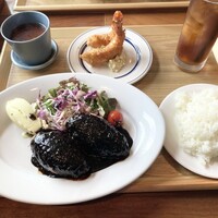 上野洋食遠山 - 上野洋食遠山特製 特選デミグラスソースハンバーグ①