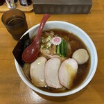 とら食堂 松戸分店 - しょうが醤油味焼豚ワンタン麺味玉入り