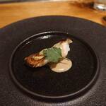 嵯助 - ひらめマイタケソース