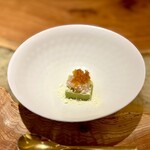 IL TEATRINO DA SALONE - 冷菜）　ピスタチオ　高海老