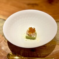 IL TEATRINO DA SALONE - 冷菜）　ピスタチオ　高海老