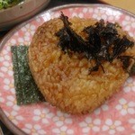 Maguroramenkazu - ランチセットの焼きおにぎり