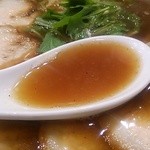 らーめん専門 和海 - 醤油スープ