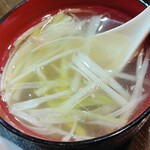 たん焼専門店 高甲 - 『たん焼 夜定食』2,700円　名物の牛テールスープ