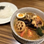 東京らっきょブラザーズ - 野菜ときのこスープカレー1,630円