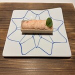 ラ メゾン ヒトトキ - アミューズ(明太子とポテトの最中) 