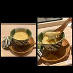 鮨 今尽 - 北海道産 毛ガニの茶碗蒸し✨
                                本当に身がタップリ入ってます(///ω///)ﾎﾞｯ✨