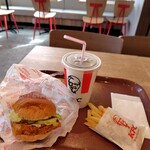 ケンタッキーフライドチキン - 料理写真:チキンフィレバーガーセット