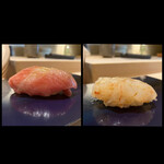 鮨 今尽 - 青森 大トロ✨
      北海道ぼたん海老✨