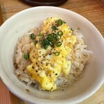鶏と魚 - 玉子ご飯300円税込