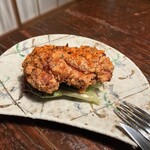 炭火焼きと創作酒肴 粋 - ジャンボ香味唐揚げ¥385
