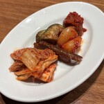 月ノ芽 - キムチ5種：白菜 牛蒡 らっきょう 水茄子 梅干