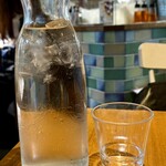 ラ・ピッツァ ドォーロ - お水も美味しいですね。