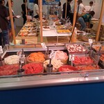 漁港食堂 - 刺身コーナー