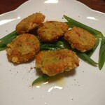 居酒屋 MARUSHOW！ - 初めて食べたい大豆と紅生姜のサックサク揚げ！美味い！こういうのするのがマルショー