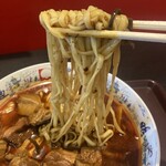 中国大明火鍋城 - 平打ちストレート中麺