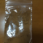 腰掛庵 - わらび餅に付いてきた、きな粉。