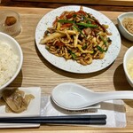 中国料理一沙 - ★豚肉のピリ辛トウチ炒めランチセット★1500円