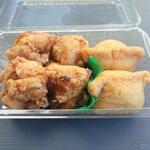 maman - 唐揚げいなりセット(税込)600円 ※角度を変えて (2025.10.09)