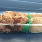 maman - 唐揚げいなりセット(税込)600円 ※正面から (2025.10.09)