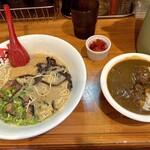 麺屋 だいくう - とんこつラーメン＆ミニカレー！