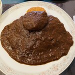 ころしのカレー - カレー 辛さとご飯は普通 コロッケを追加