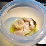 エクアトゥール - ［３回目］銀杏のエクラゼとはまぐりのポシェ、パセリとにんにく