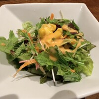 和牛料理 要 - セットのサラダ