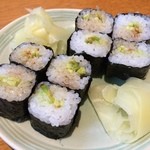 寿司安 - 〆の涙巻き。爽やかな風味の辛さが最後にはぴったりです。