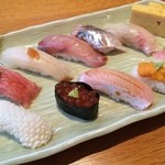 寿司安 - 極み 3,000円。この一皿に新潟の美味しさがぎゅっと詰まっています。