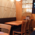 カウンターもあります