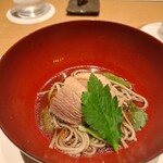 つきじ 文化人 - 鴨せいろ