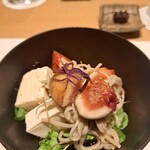 つきじ 文化人 - 蕎麦サラダ