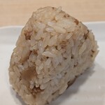 資さんうどん - かしわおにぎり