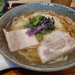 煮干しそば 鶏そば 藍 - 