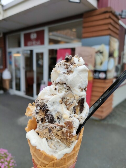 ばすすとっぷ（Furano marche） - 富良野（ソフトクリーム）の写真