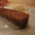 オステリア オージオ ソット - 【再訪２】栗粉のタルト　バニラジェラート添え