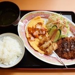 お食事処 大宝 - 中華三品定食A780円