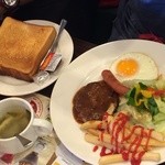 ガスト - ボリュームモーニングセット599円