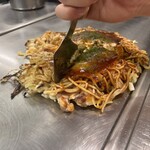 八昌 西新店 - そば肉玉チーズ