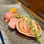 明石鮓 - 色々な食材を使います