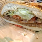 バーガーキング - ワッパーの断面