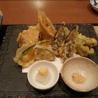 函館うに むらかみ 日本生命札幌ビル店 - うに三食天麩羅(ゆば、のり、大葉)