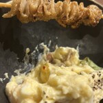 とり皮屋　勝軍 - 先っちょ食べた…元祖とり皮f^_^;