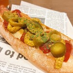 HUB Echigo Beer PUB - HUBオリジナルスパイスドッグ 500円（割引で475円）