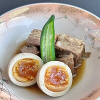 霧島山麓豚の角煮と煮卵