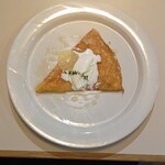 Crêperie Onze. - はちみつレモン＆ホイップクレープ（セット）