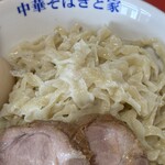 ぎと家 - つけそば　手揉み麺　味玉